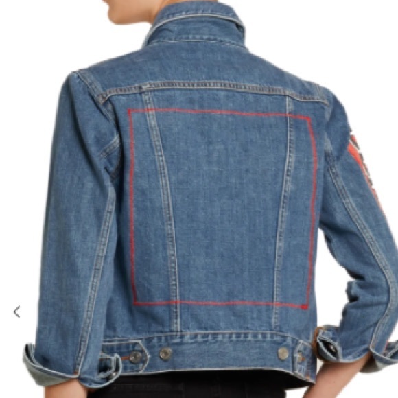 ⭐️HOST PICK⭐️ MARC BY MARC JACOBS Icon Printed Denim Jacket - Picture 3 of 13